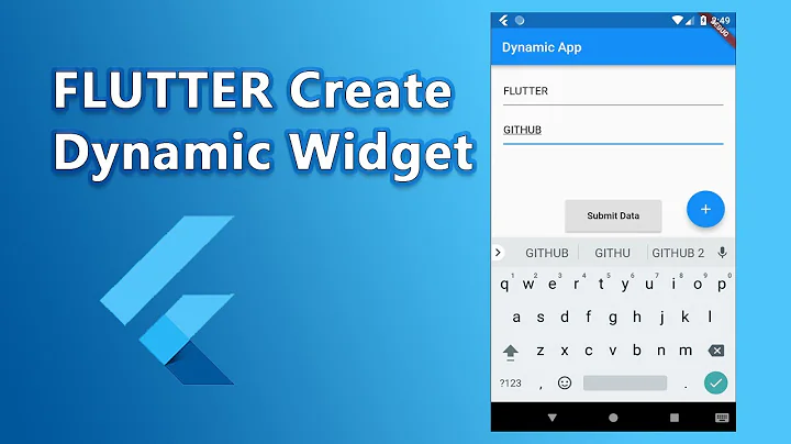Flutter : Dynamic Widget | Flutter Tutorial by Nitish Kumar Singh
