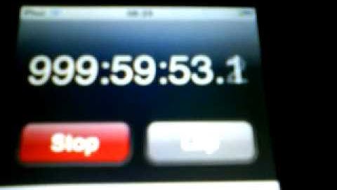 Hitting 1000 Hours On The iPod Touch Clock