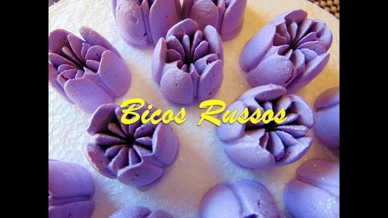 Bico Russo Jogo 8 Pçs Para Confeitar Bolos Tortas E Doces