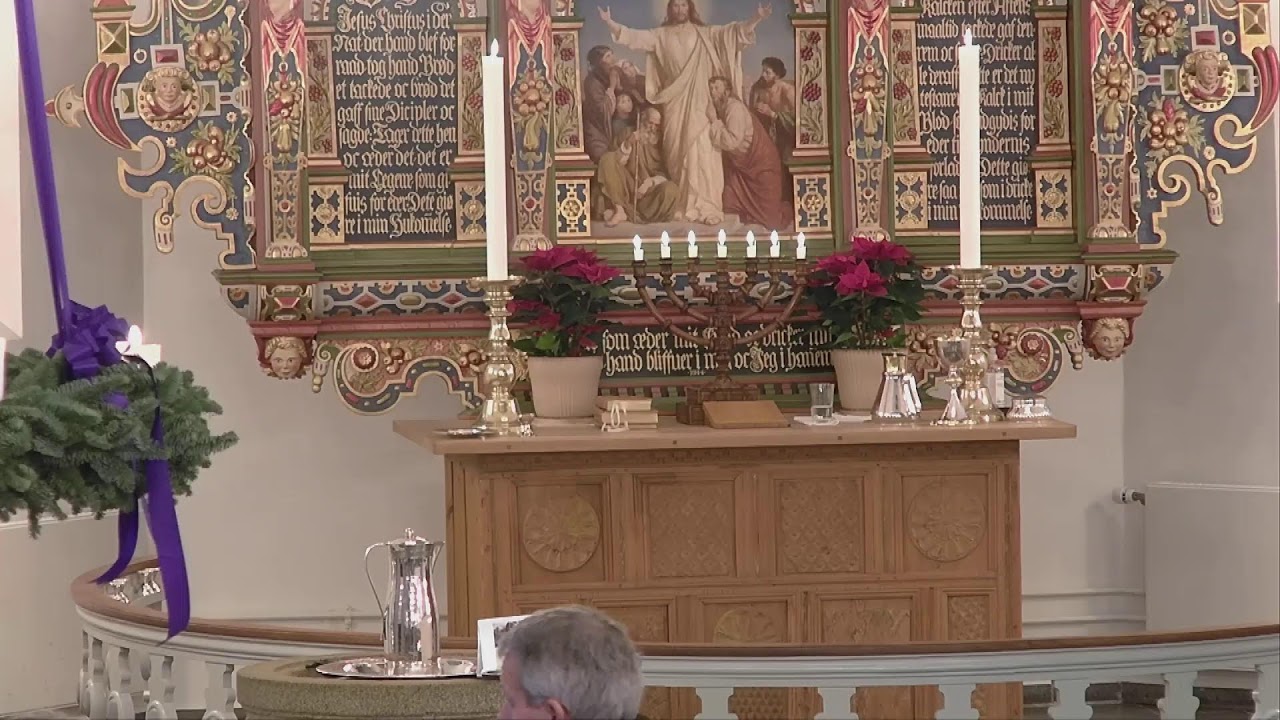 Skjern Kirke - Højmesse 2. søndag i Advent den 7. december 2025 kl. 10.30 v. Poul Nyborg