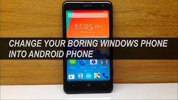Change your Windows phone to Android phone