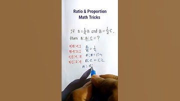 Ratio And Proportion| Maths fast calculation|  Maths Tricks in Hindi| #shorts
