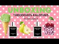 UNBOXING the NEW THEODOROS KALOTINIS PERFUMES : Pear 🍐 🍨Gelato , Cherry 🍒 Powder and Crème Brûlée 🍮