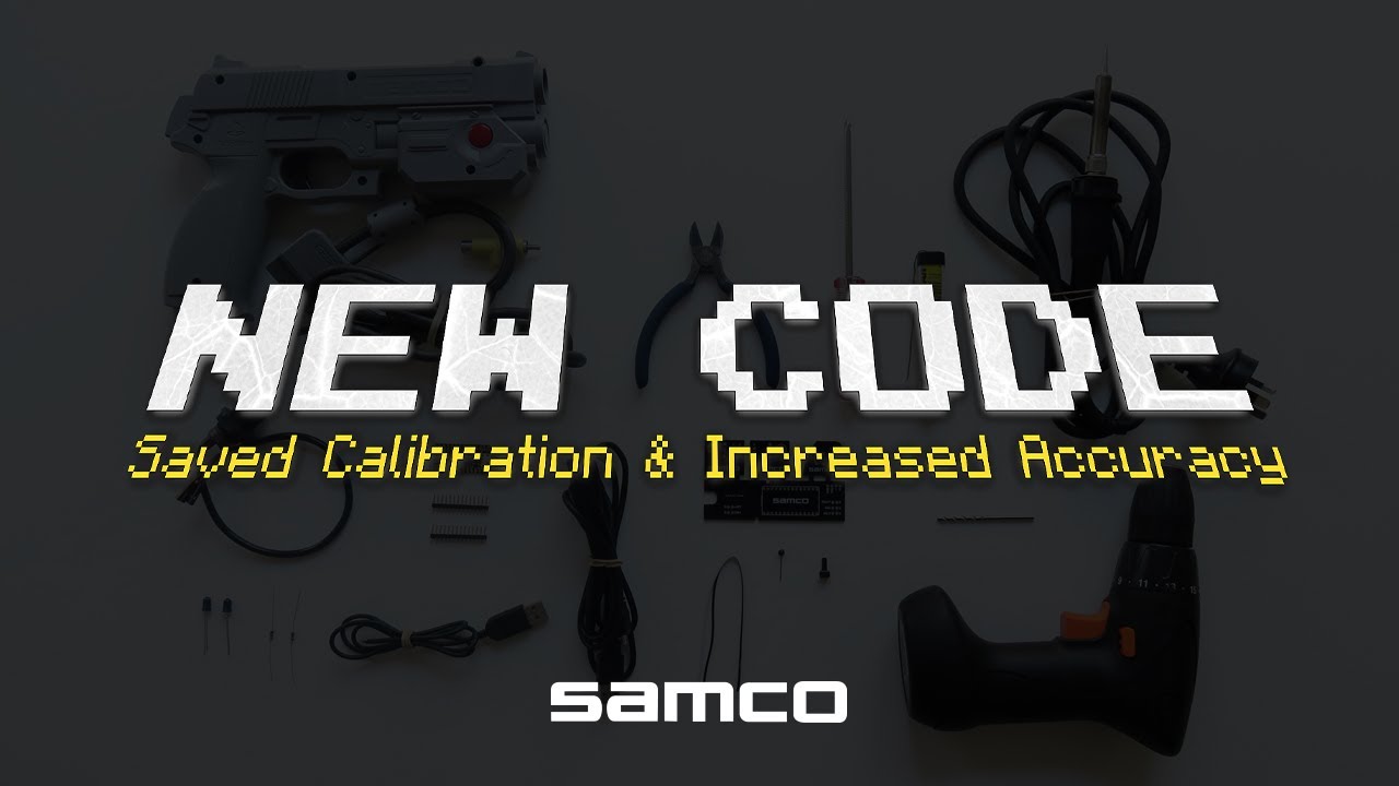SAMCO DIY Light Gun New Code (Saved Calibration & Increased Accuracy