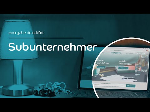 Subunternehmer | evergabe.de erklärt