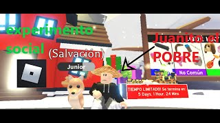 experimento social en roblox