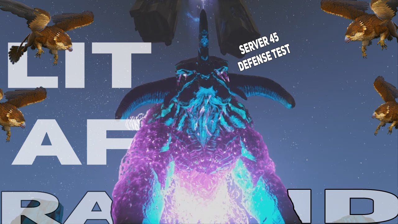 ICE TITAN VS HIGHEST POP SERVER ON SMALLS | ARK PVP OFFICIAL