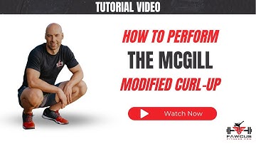 How to actually perform the McGill modified curl-up correctly!