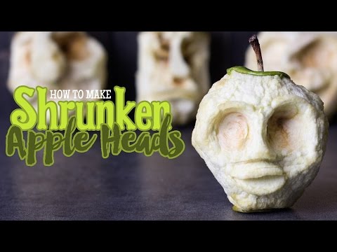 How to Make Shrunken Apple Heads for Halloween!