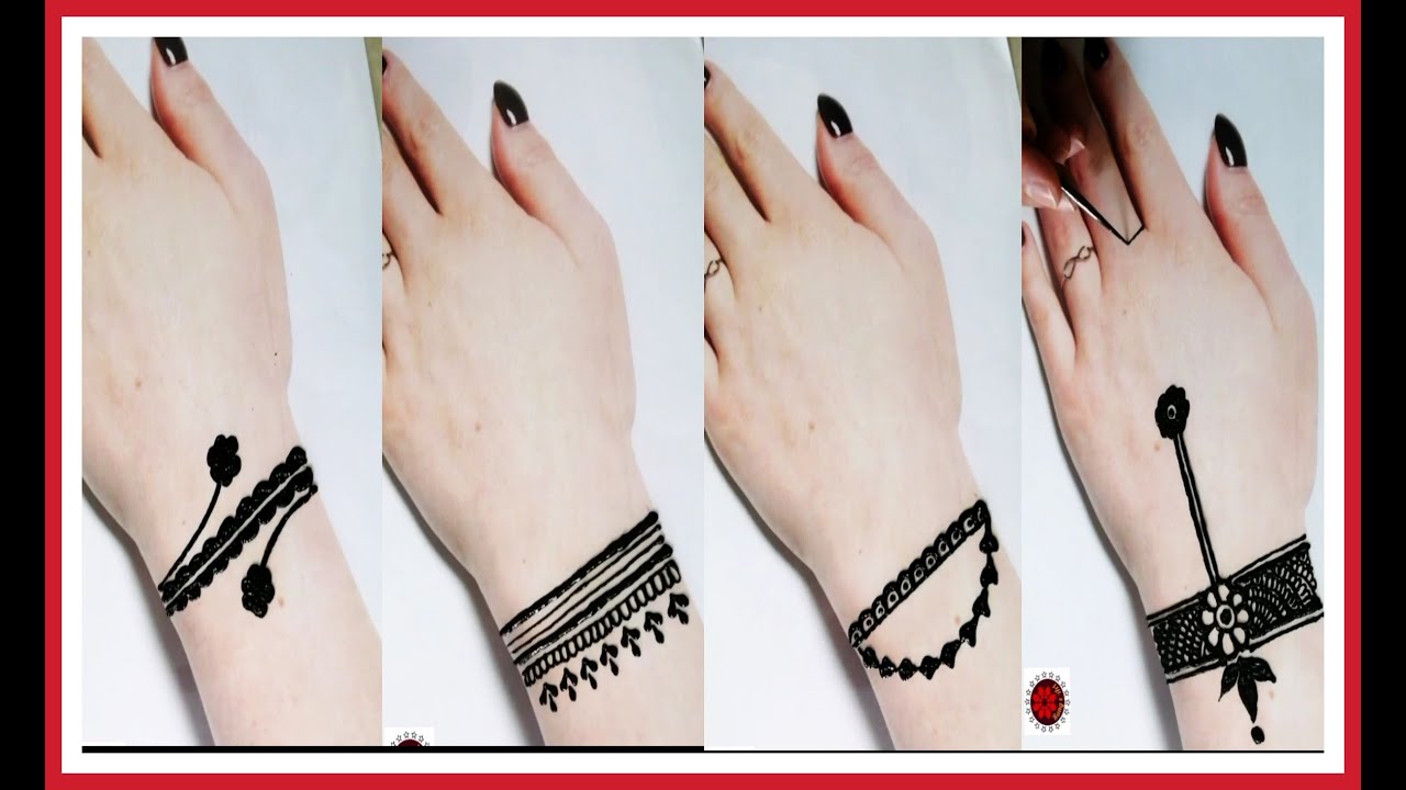 Bracelet mehndi design for eid unique and stylish henna design