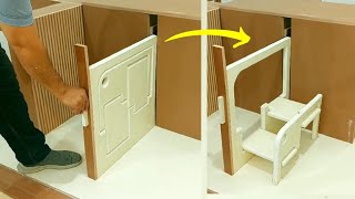 How to make a sliding kitchen ladder