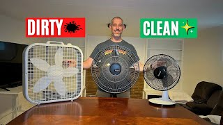 Got Dirty Fans? How To Clean Box Fans and Oscillating Fans