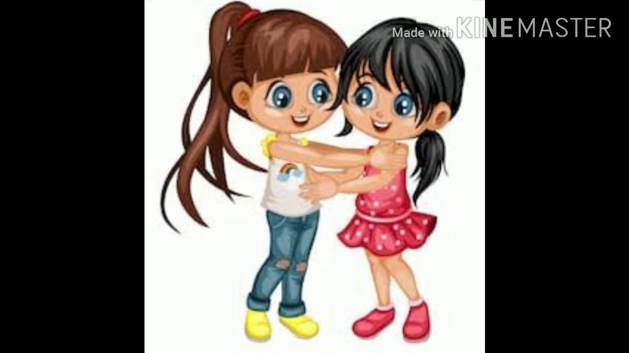 Best friends boys and girls картинка. Girl best friends cartoon. Best friends 2. Little girl sisters