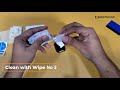 Install newtechno watch tempered glass at home how to install newtechno screen protector414445mm