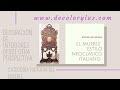 LA HISTORIA DE MUEBLE NEOCLÁSICO EN ITALIA. El mueble que surgió en Francia y fue adaptado en Italia