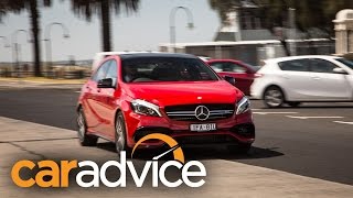 2016 Mercedes-AMG A45 0-100 km/h 4,2 s Startkontrolle und Auspuffsound