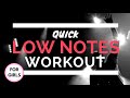 How to Sing Lower - Chest Voice Vocal Workout For Women