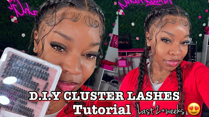 DIY Cluster Lash Extensions | Step-by-Step Tutorial for Flawless Results that last 2+weeks 💗
