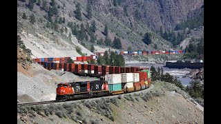 Canadian Pacific & Canadian National railroads  Cisco to Spences Bridge   British Columbia  2018