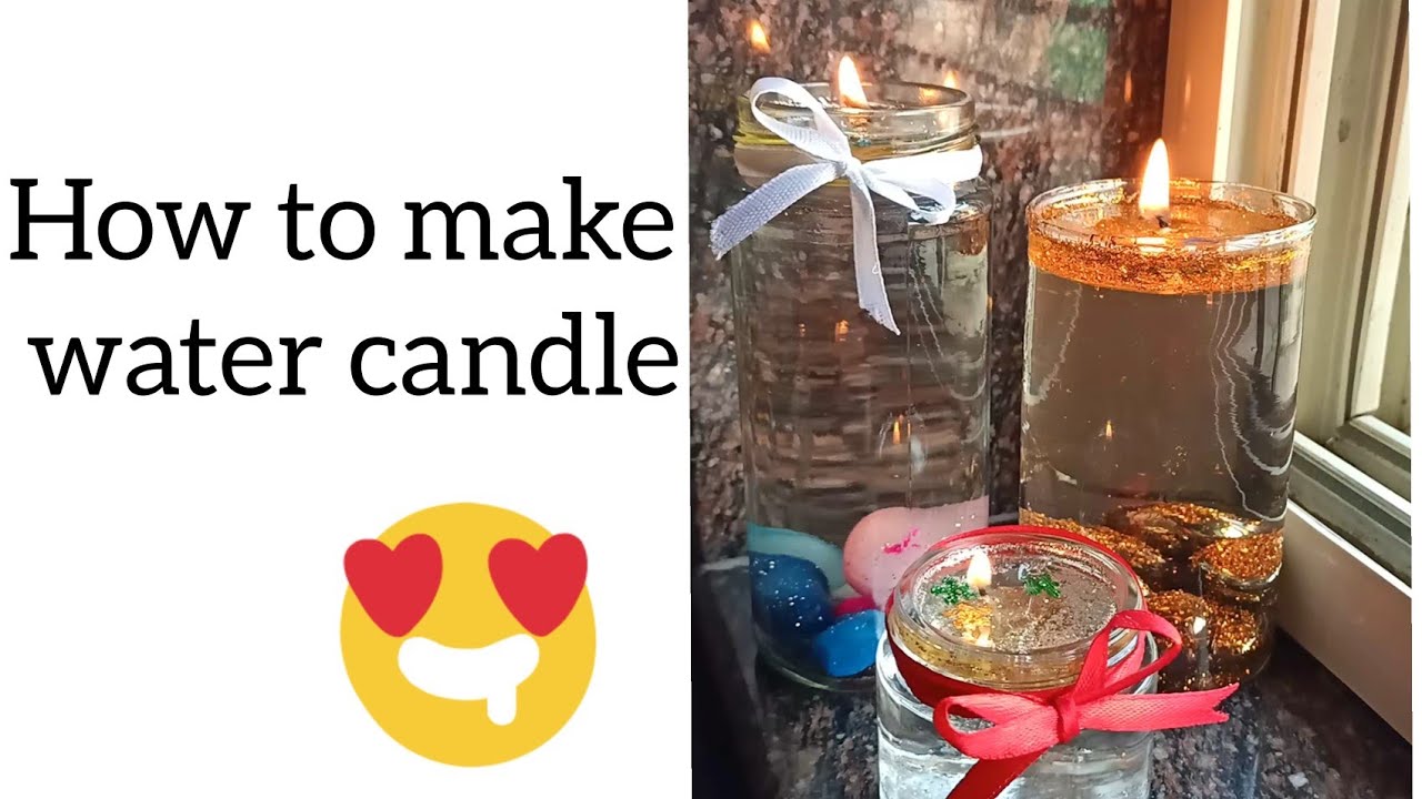 DIY water candle/ diwali decoration ideas / floating candle/ no wax