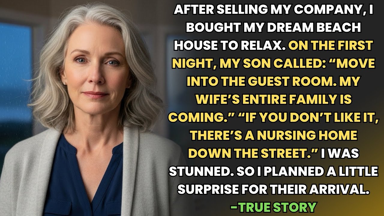 ЕЕ РЕАЛЬНАЯ ИСТОРИЯ ИЗ ФЛОРИДЫ 👵💔 Ее сын потребовал ее пляжный домик, но ее ждал еще один сюрприз.