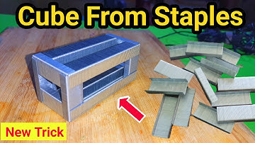 Only Few People Know How to Buildfrom Staples Pin || Cuboid Making From Staples || cuboid tricks ||