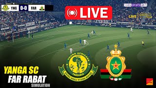 🔴LIVE : YANGA SC vs AS FAR RABAT | CAF Champions League 25/26 | Live Video Game Simulation