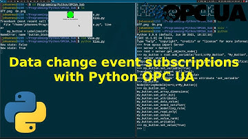 Data change event subscriptions with Python OPC UA