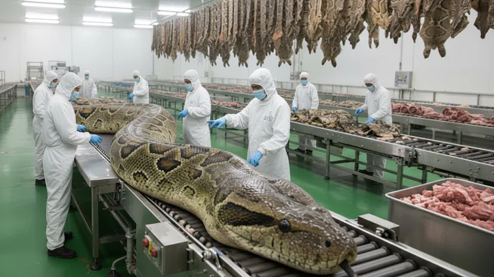 Inside the Python-Leather Factory: How $50,000 Snake Skins Are Made