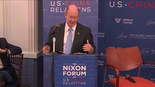 Senator Coons speaks at Nixon Forum on U.S.-China relations