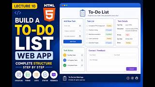 Week 01 | HTML Project | To-Do List Web App Structure | Skillify