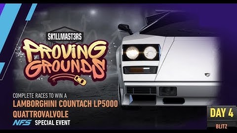 NFS No Limits Lamborghini Countach LP5000 Quattrovalvole - Day 4 (Blitz)