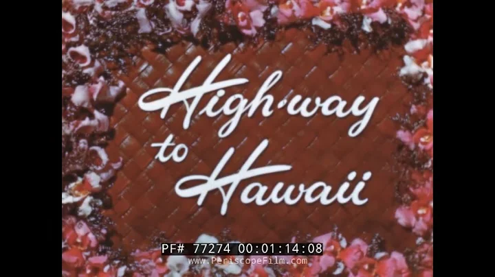 1950 UNITED AIRLINES HAWAII TRAVELOGUE  "HIGHWAY TO HAWAII"  77274 - DayDayNews