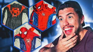 MINHA COLEÇÃO DE TRAJES DO HOMEM-ARANHA