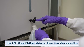 Calibrating the RH Sensor on the Direct Heat In-Vitrocell CO2 Incubator Using a Water Pan