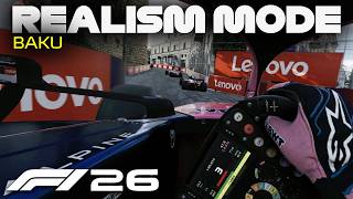 F1 26 Realism Mode - Pierre Gasly at Baku [100% Race + Cockpit + No HUD] screenshot 5