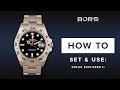 How To Use Your Rolex Explorer II - Set & Change Time, GMT | Bob's Watches