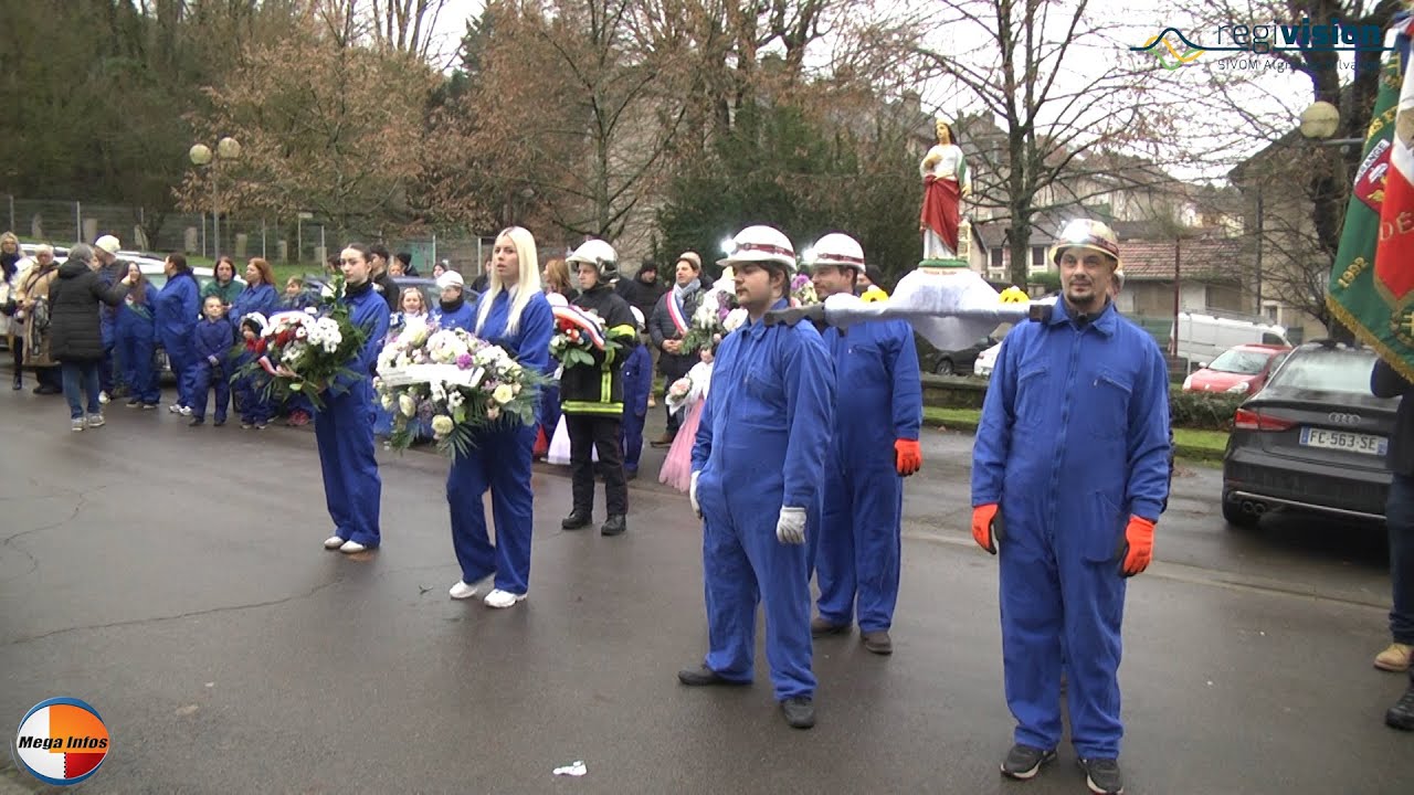 Megainfos Regivision : St.Barbe des mineurs : la mémoire ouvrière et minière d'Algrange perdure !