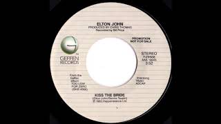 Elton John Kiss The Bride promo single
