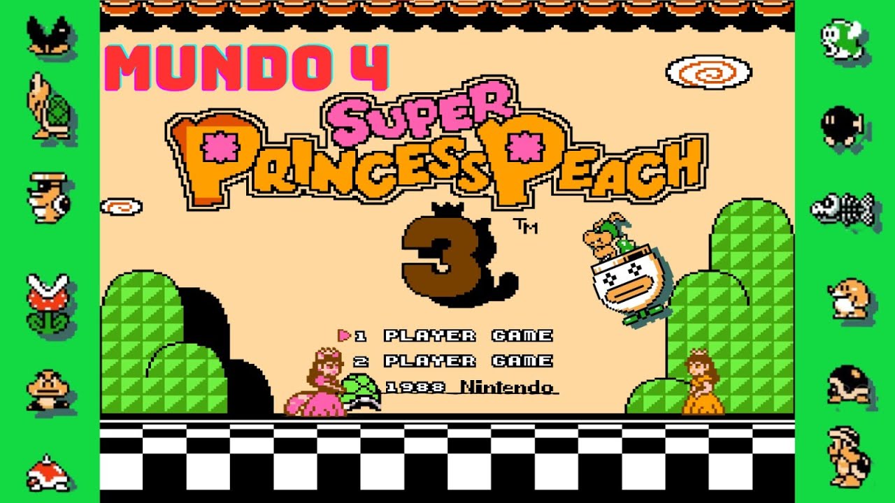 Super Princess Peaches Mundo 4 (SUPER MARIO BROS 3) - YouTube
