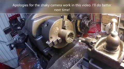 Spline cutting in the lathe
