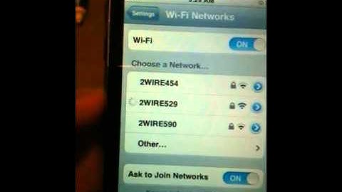 iPod wifi (weird) problem, Help Please!!!