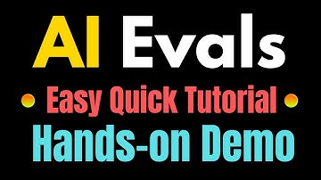 AI Evals: Easiest Hands-on Tutorial on the Planet