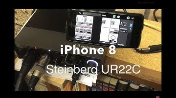 Steinberg UR22c to iPhone Recording Demonstration - How it