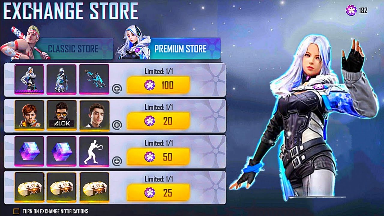 Free Fire 99 Diamonds Store😍💎 I Bought All Bundles,Characters And Emotes  -Garena Free Fire 