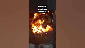 Homemade Oil Tank Maple Syrup Evaporator 🍁
