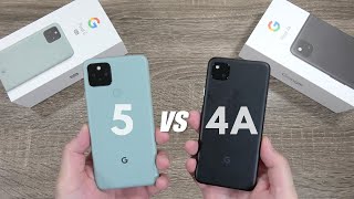 Pixel 5 vs Pixel 4a Hardware Comparison \/\/ What's the difference?