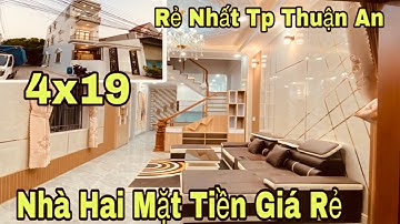 Bán Nhà Góc Hai Mặt Tiền Đường 4x19 | Bán Nhà Thuận An Bình Dương | Nhà Đất Bình Dương