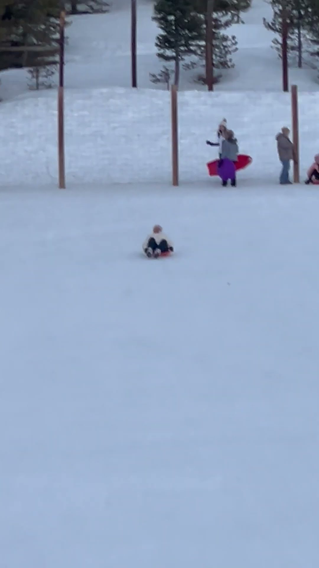 Momma Flies While Sledding || ViralHog