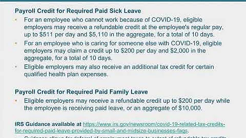 Tax Implications of COVID-19: New Legislation and IRS Guidance